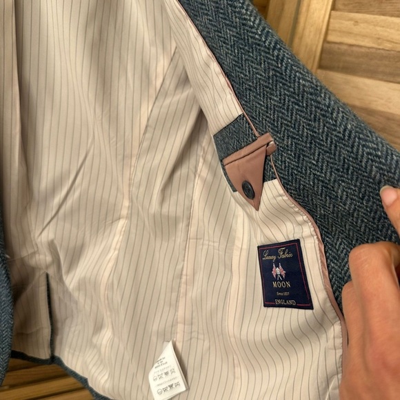 J. Crew x Moon Luxury English fabrics Campbell style blazer Size 2 - Picture 12 of 13